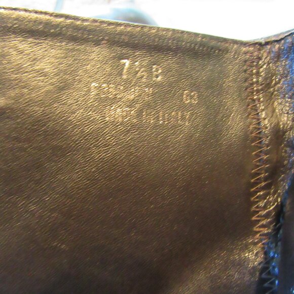 Womens Coach Jeri Mini Logo Side Zip Boots / Heels Sz 7.5 B - Picture 7 of 8